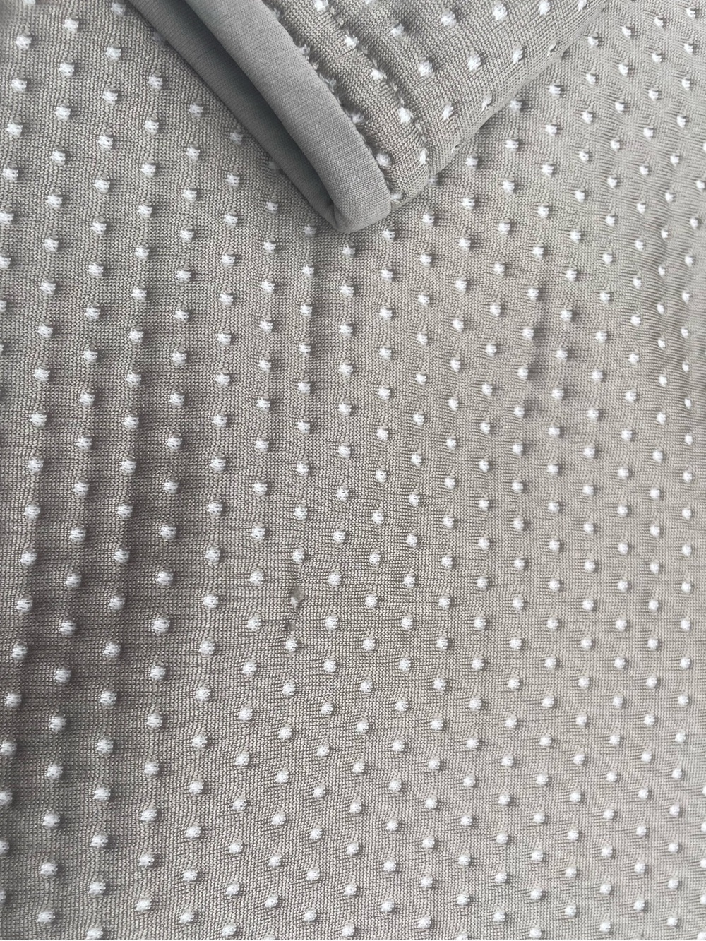 North Face DotKnit Thermal 1/4 Zip Womens Small Clay Gray Snag NF0A88U5 - Picture 3 of 3